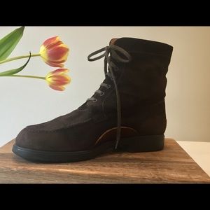 Women's Fratelli Rossetti leather lace ankle boots